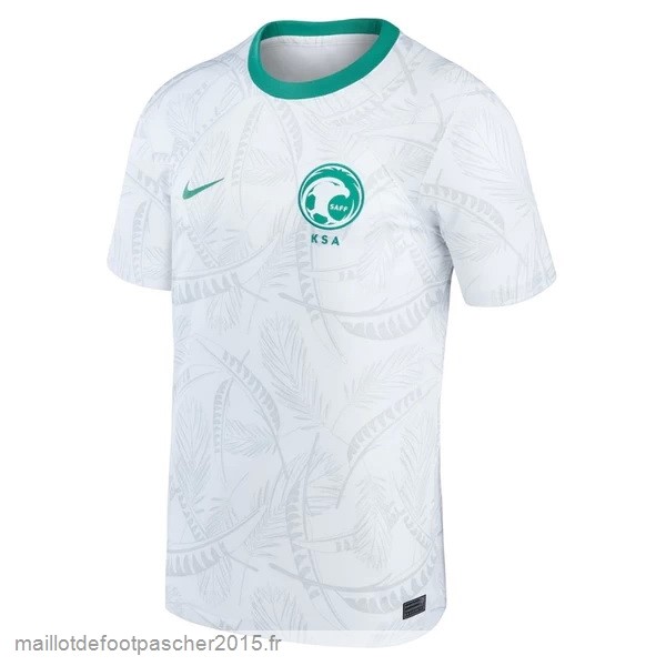 Maillot Foot Achat Thailande Domicile Maillot Arabie saoudite 2022 Blanc