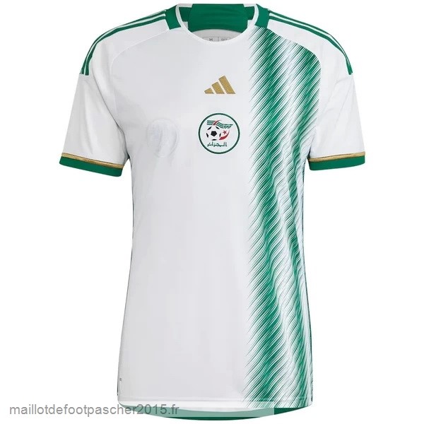 Maillot Foot Achat Thailande Domicile Maillot Algérie 2022 Blanc