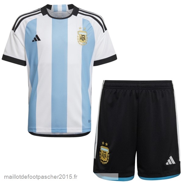 Maillot Foot Achat Domicile Conjunto De Enfant Argentine 2022 Bleu Blanc