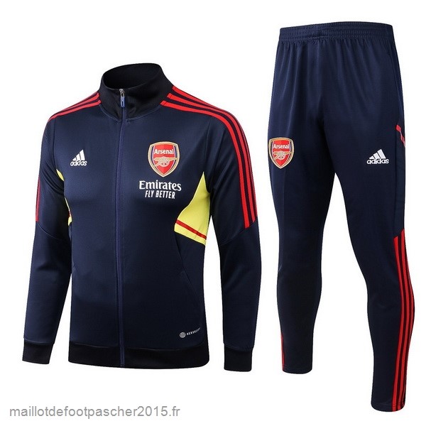 Maillot Foot Achat Survêtements Enfant Arsenal 2022 2023 Bleu Marine Jaune