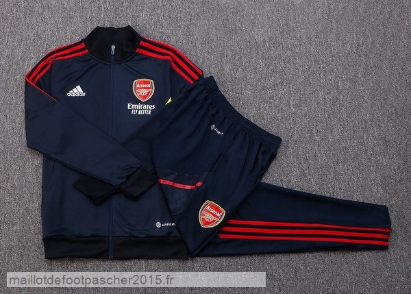Maillot Foot Achat Survêtements Enfant Arsenal 2022 2023 Bleu Marine Jaune