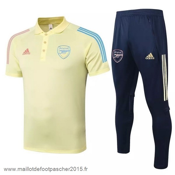 Maillot Foot Achat Ensemble Complet Polo Arsenal 2020 2021 Jaune