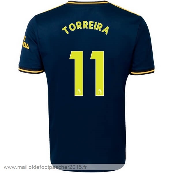 Maillot Foot Achat NO.11 Torreira Third Maillot Arsenal 2019 2020 Bleu