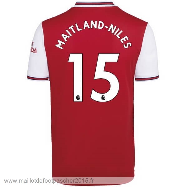 Maillot Foot Achat NO.15 Maitland Niles Domicile Maillot Arsenal 2019 2020 Rouge
