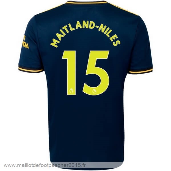Maillot Foot Achat NO.15 Maitland Niles Third Maillot Arsenal 2019 2020 Bleu