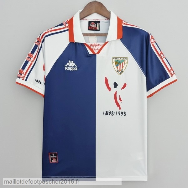 Maillot Foot Achat Exterieur Maillot Athletic Bilbao Rétro 1997 1998 Blanc