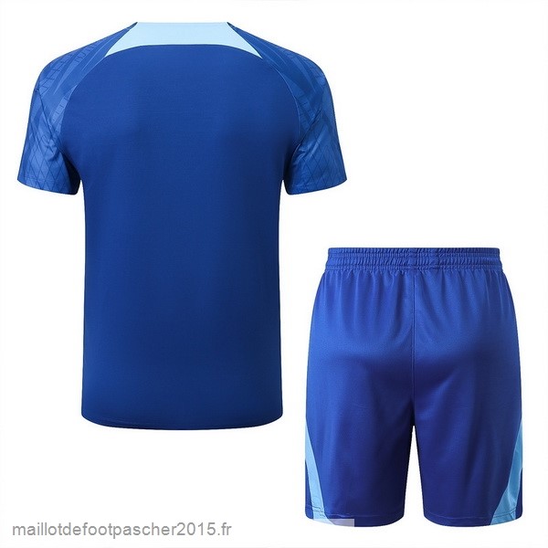 Maillot Foot Achat Entrainement Ensemble Complet Atlético Madrid 2022 2023 I Bleu