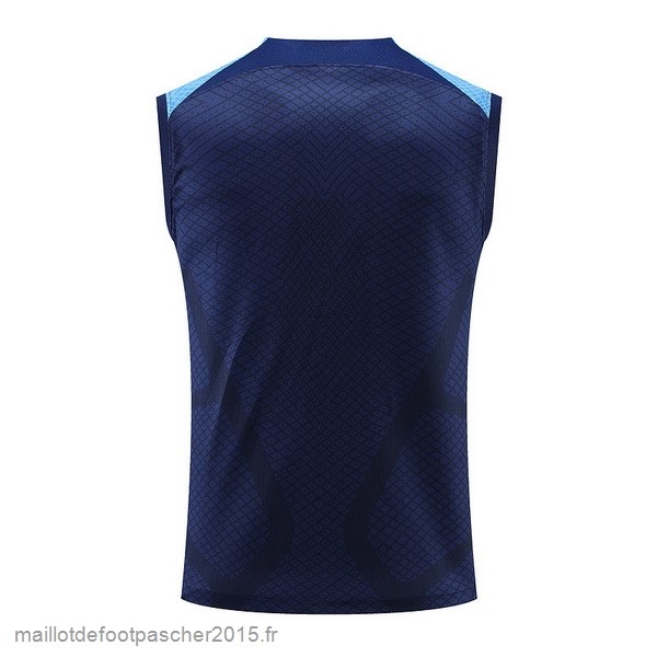 Maillot Foot Achat Entrainement Sans Manches Atlético Madrid 2022 2023 Bleu Marin
