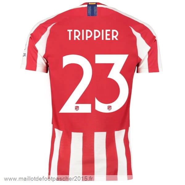 Maillot Foot Achat NO.23 Trippier Domicile Maillot Atlético Madrid 2019 2020 Rouge