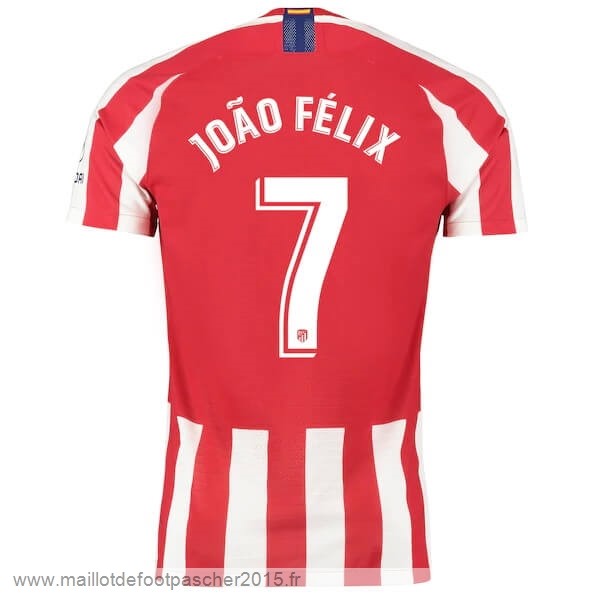 Maillot Foot Achat NO.7 João Félix Domicile Maillot Atlético Madrid 2019 2020 Rouge