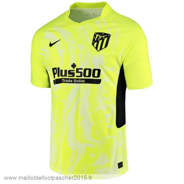 Maillot Foot Achat Third Maillot Atlético Madrid 2020 2021 Vert Fluorescente