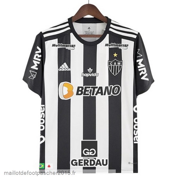 Maillot Foot Achat Thailande Domicile Maillot Atlético Mineiro 2022 2023 Noir I Blanc
