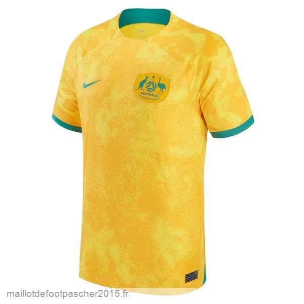 Maillot Foot Achat Thailande Domicile Maillot Australie 2022 Jaune