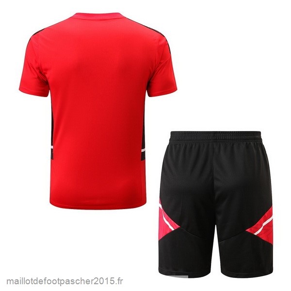 Maillot Foot Achat Entrainement Ensemble Complet Bayern Munich 2022 2023 Rouge II Noir