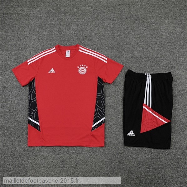 Maillot Foot Achat Entrainement Ensemble Complet Bayern Munich 2022 2023 Rouge I Noir
