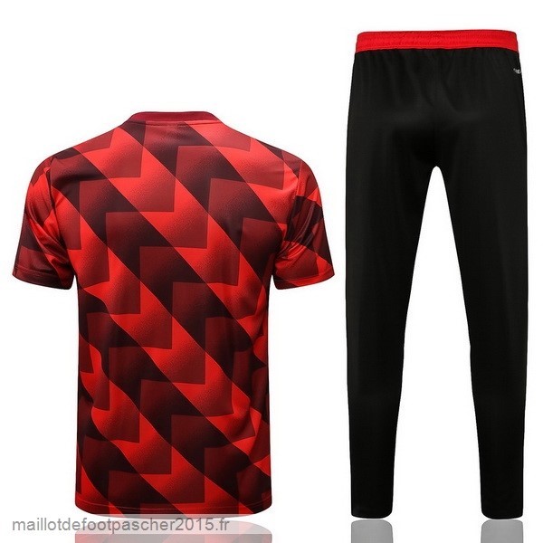 Maillot Foot Achat Entrainement Ensemble Complet Bayern Munich 2022 2023 Rouge Noir