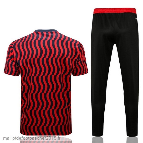 Maillot Foot Achat Entrainement Ensemble Complet Bayern Munich 2022 2023 Rouge Noir Blanc