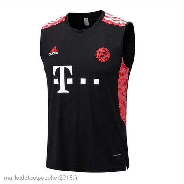 Maillot Foot Achat Entrainement Sans Manches Bayern Munich 2022 2023 Noir I Rouge