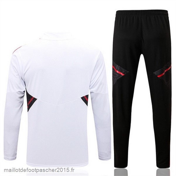 Maillot Foot Achat Survêtements Enfant Bayern Munich 2022 2023 Blanc Noir