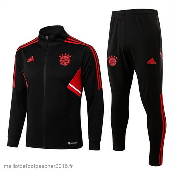 Maillot Foot Achat Survêtements Enfant Bayern Munich 2022 2023 Noir I Rouge