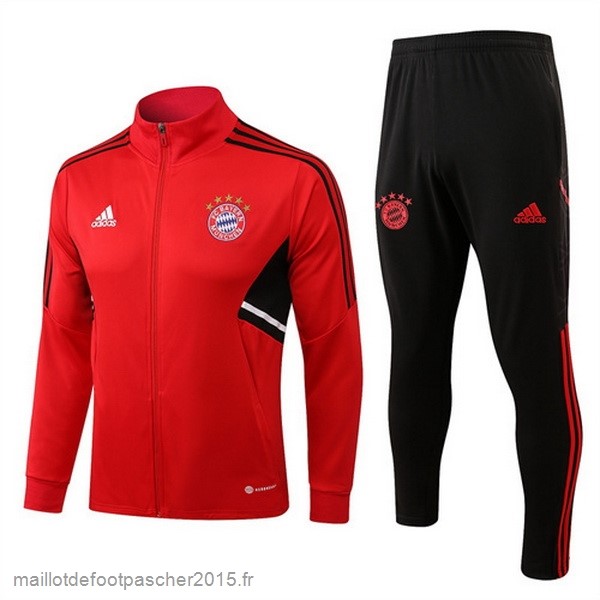 Maillot Foot Achat Survêtements Enfant Bayern Munich 2022 2023 Rouge I Noir