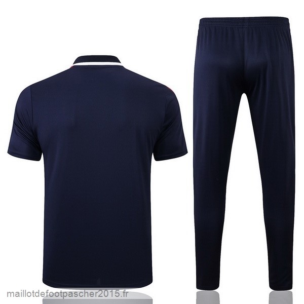 Maillot Foot Achat Ensemble Complet Polo Bayern Munich 2022 2023 Noir Rouge