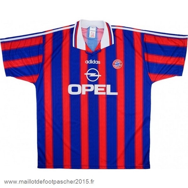 Maillot Foot Achat Domicile Maillot Bayern Munich Rétro 1995 1997 Bleu Rouge