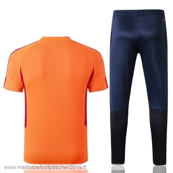 Maillot Foot Achat Entrainement Conjunto Completo Bayern Munich 2019 2020 Orange Bleu