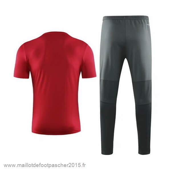 Maillot Foot Achat Entrainement Conjunto Completo Bayern Munich 2019 2020 Rouge Gris