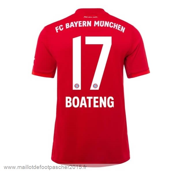 Maillot Foot Achat NO.17 Boateng Domicile Maillot Bayern Munich 2019 2020 Rouge
