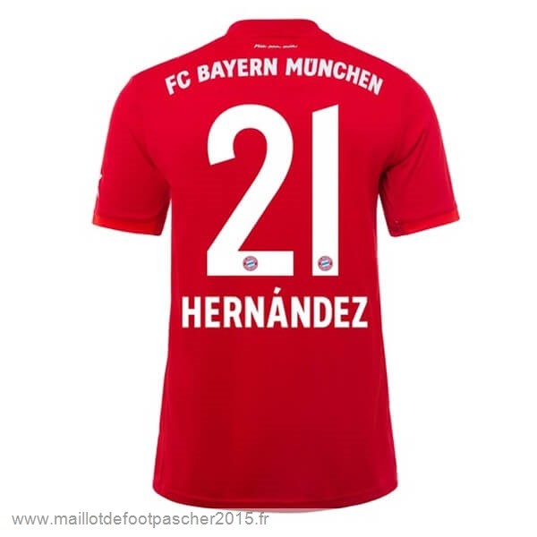 Maillot Foot Achat NO.21 Hernández Domicile Maillot Bayern Munich 2019 2020 Rouge