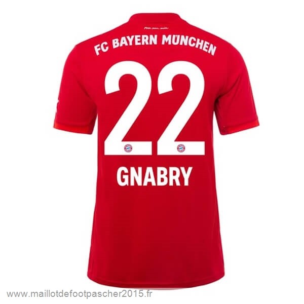 Maillot Foot Achat NO.22 Gnabry Domicile Maillot Bayern Munich 2019 2020 Blanc