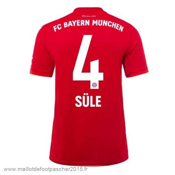 Maillot Foot Achat NO.4 Sule Domicile Maillot Bayern Munich 2019 2020 Rouge