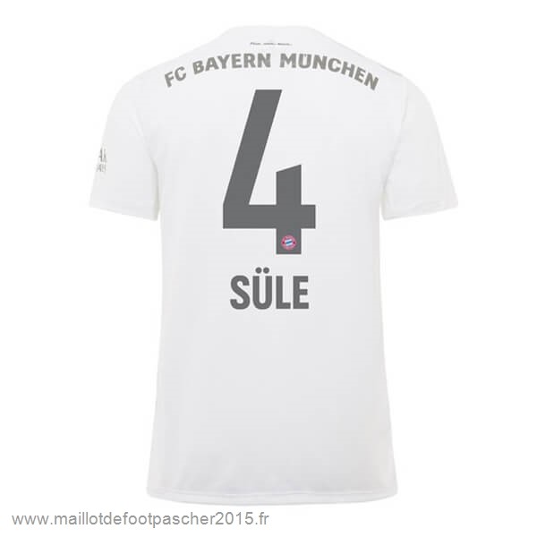 Maillot Foot Achat NO.4 Sule Exterieur Maillot Bayern Munich 2019 2020 Blanc