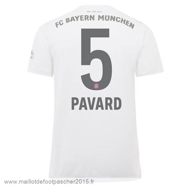 Maillot Foot Achat NO.5 Pavard Exterieur Maillot Bayern Munich 2019 2020 Blanc