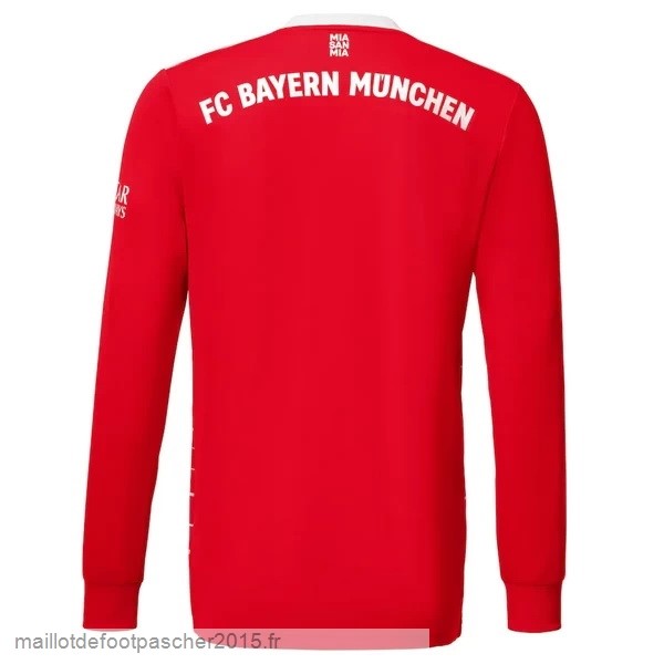 Maillot Foot Achat Thailande Domicile Manches Longues Bayern Munich 2022 2023 Rouge