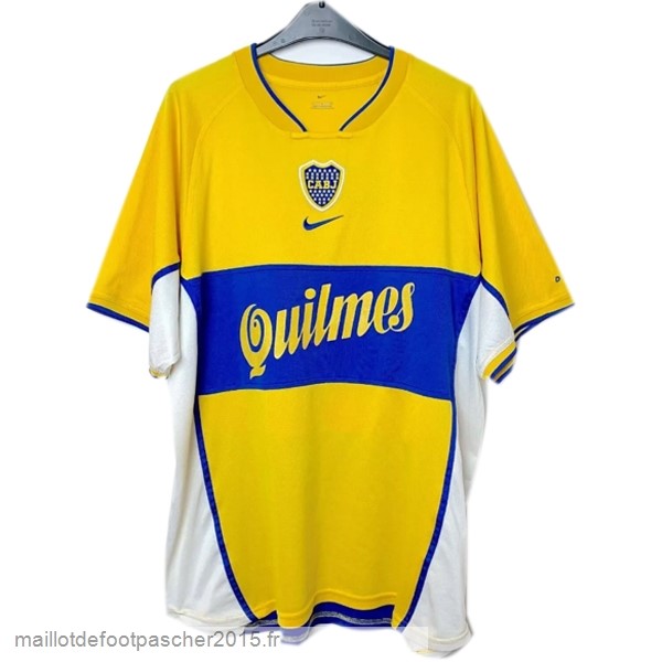 Maillot Foot Achat Exterieur Maillot Boca Juniors Rétro 2001 2002 Jaune