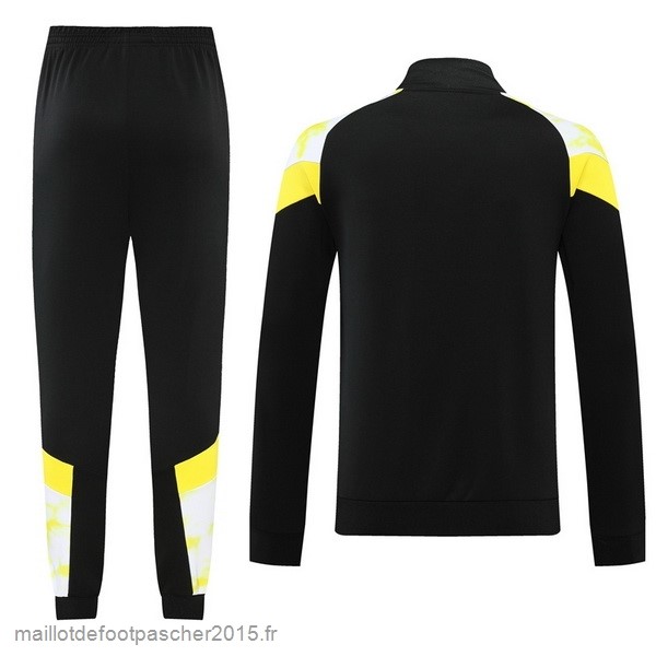 Maillot Foot Achat Survêtements Borussia Dortmund 2022 2023 Noir Jaune Blanc