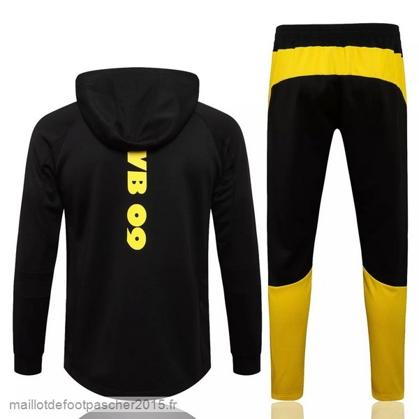 Maillot Foot Achat Sweat Shirt Capuche Borussia Dortmund 2021 2022 Noir Jaune