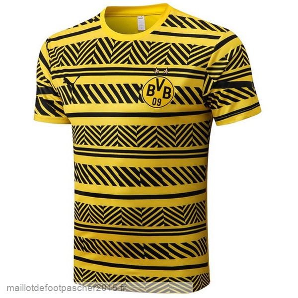 Maillot Foot Achat Entrainement Borussia Dortmund 2022 2023 Jaune Noir