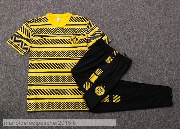Maillot Foot Achat Entrainement Ensemble Complet Borussia Dortmund 2022 2023 Jaune I Noir