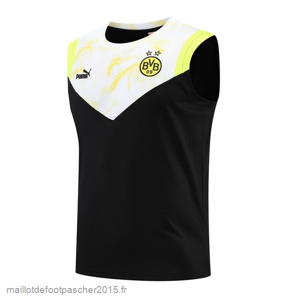 Maillot Foot Achat Entrainement Sans Manches Borussia Dortmund 2022 2023 Jaune Noir