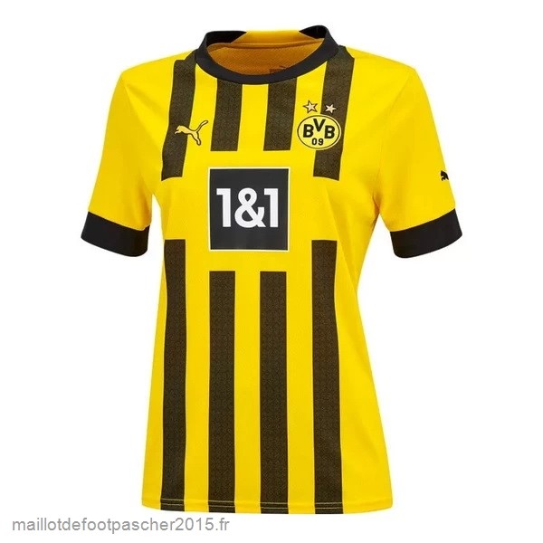 Maillot Foot Achat Domicile Maillot Femme Borussia Dortmund 2022 2023 Jaune