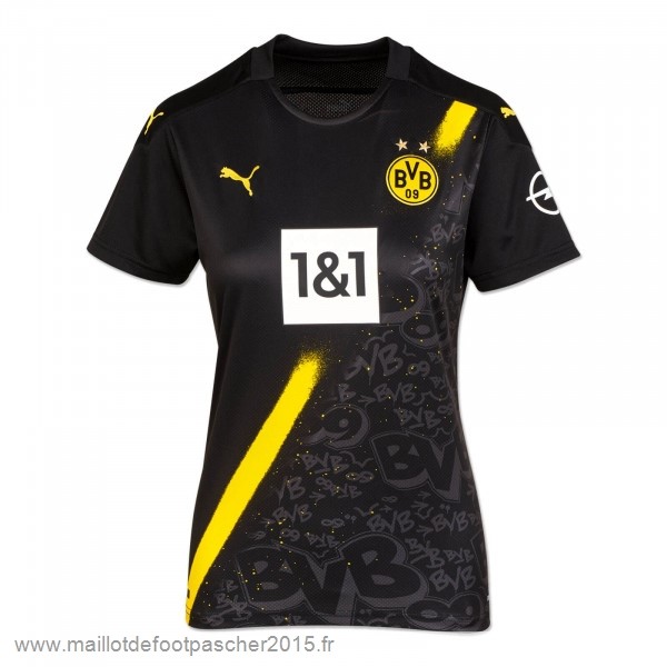Maillot Foot Achat Exterieur Maillot Femme Borussia Dortmund 2020 2021 Noir