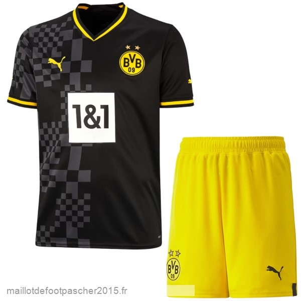 Maillot Foot Achat Exterieur Conjunto De Enfant Borussia Dortmund 2022 2023 Noir