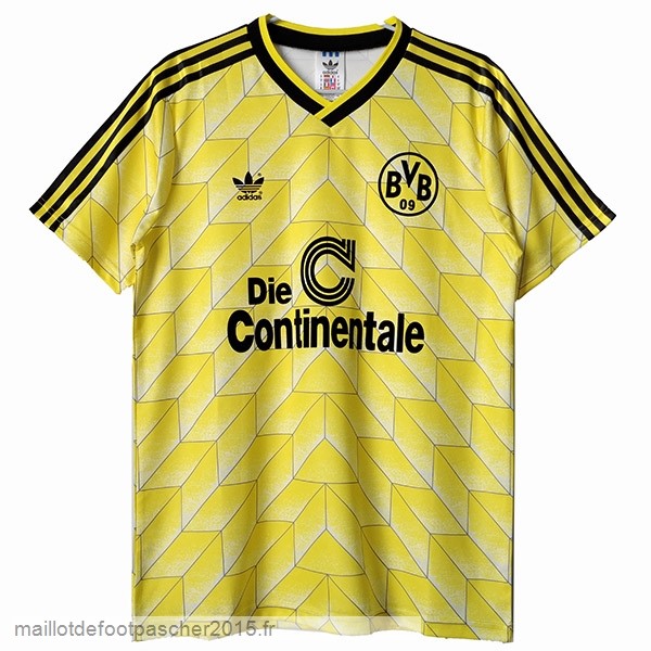 Maillot Foot Achat Domicile Maillot Borussia Dortmund Rétro 1988 Jaune