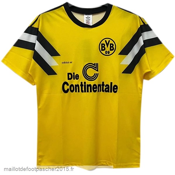 Maillot Foot Achat Domicile Maillot Borussia Dortmund Rétro 1989 Jaune