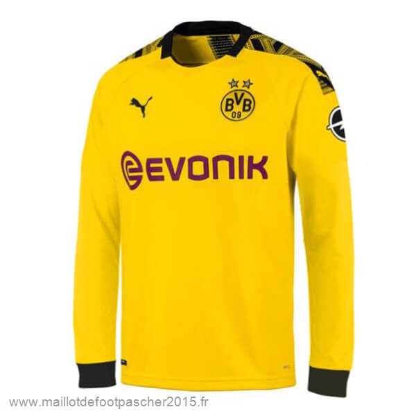 Maillot Foot Achat Domicile Maillot Manches Longues Borussia Dortmund 2019 2020 Jaune
