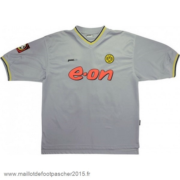 Maillot Foot Achat Exterieur Maillot Borussia Dortmund Rétro 2000 Gris