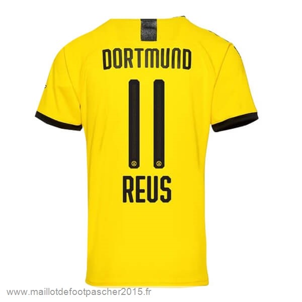 Maillot Foot Achat NO.11 Reus Domicile Maillot Borussia Dortmund 2019 2020 Jaune